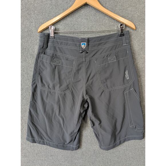 Kuhl Mens Renegade Shorts Mens 34x12 Stretch Nylon Hiking Charcoal Cargo - Picture 7 of 13